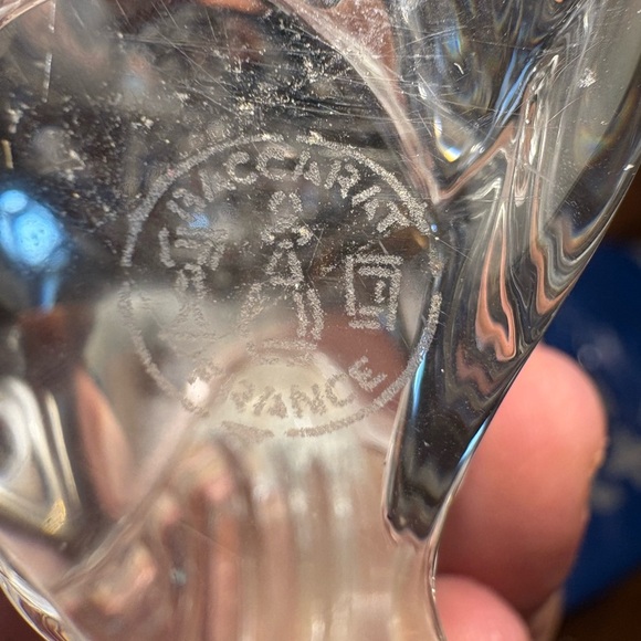 Baccarat France Crystal Rooster Figurine – 4” Zodiac Animal – Clear Signed - Picture 10 of 12